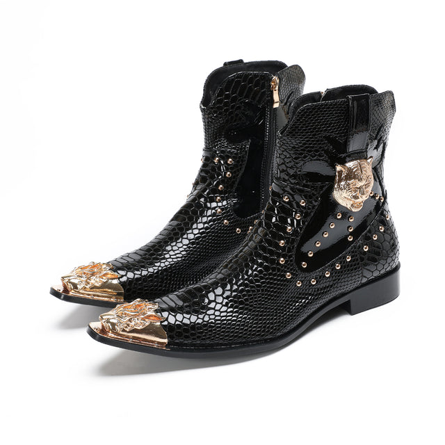 Opulessa Signature Event Metal Head Boots