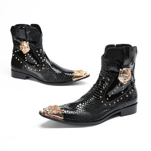 Opulessa Signature Event Metal Head Boots