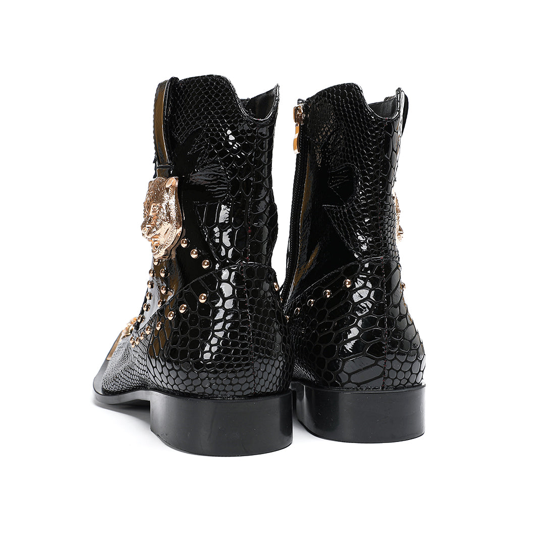 Opulessa Signature Event Metal Head Boots
