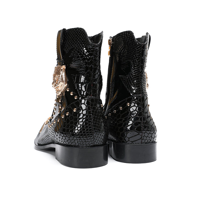 Opulessa Signature Event Metal Head Boots