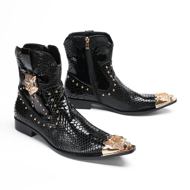 Opulessa Signature Event Metal Head Boots