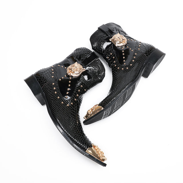 Opulessa Signature Event Metal Head Boots