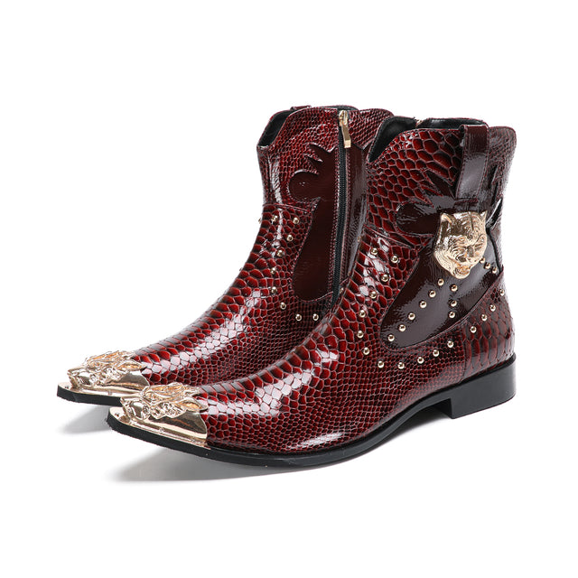 Opulessa Signature Event Metal Head Boots