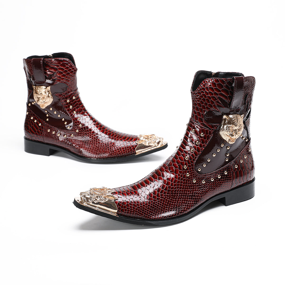 Opulessa Signature Event Metal Head Boots
