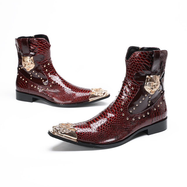 Opulessa Signature Event Metal Head Boots