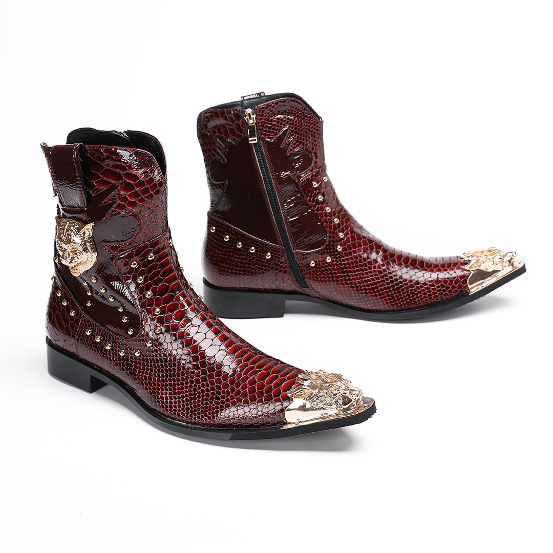 Opulessa Signature Event Metal Head Boots