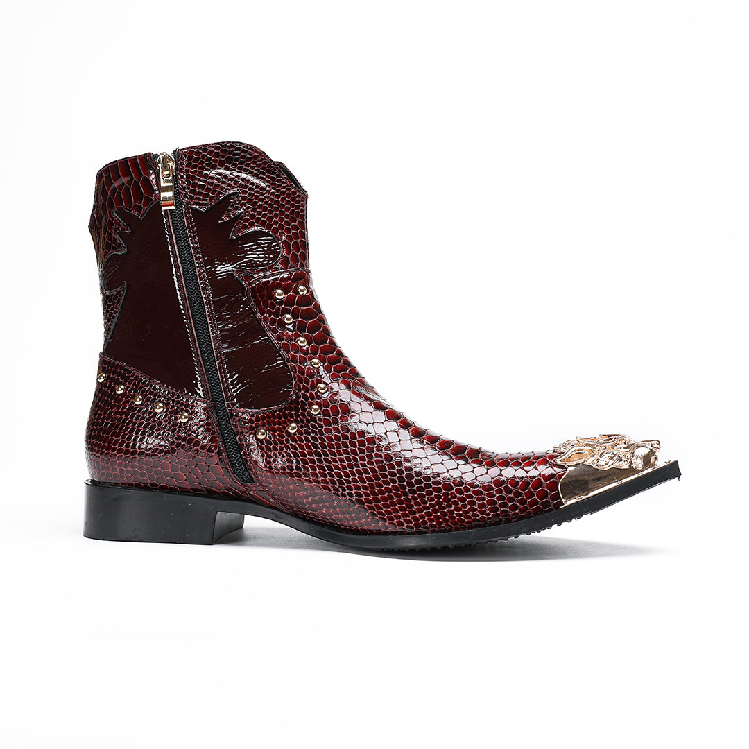 Opulessa Signature Event Metal Head Boots