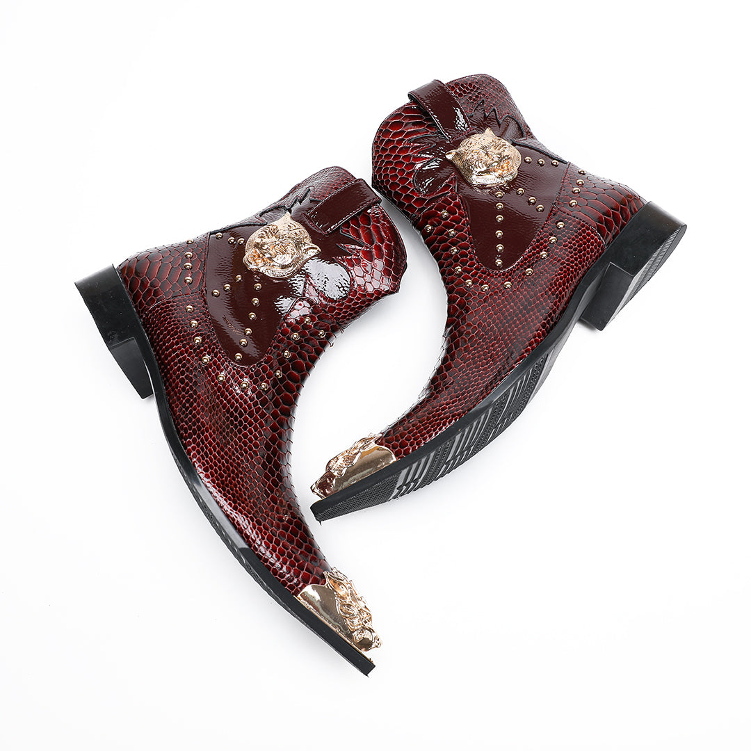 Opulessa Signature Event Metal Head Boots