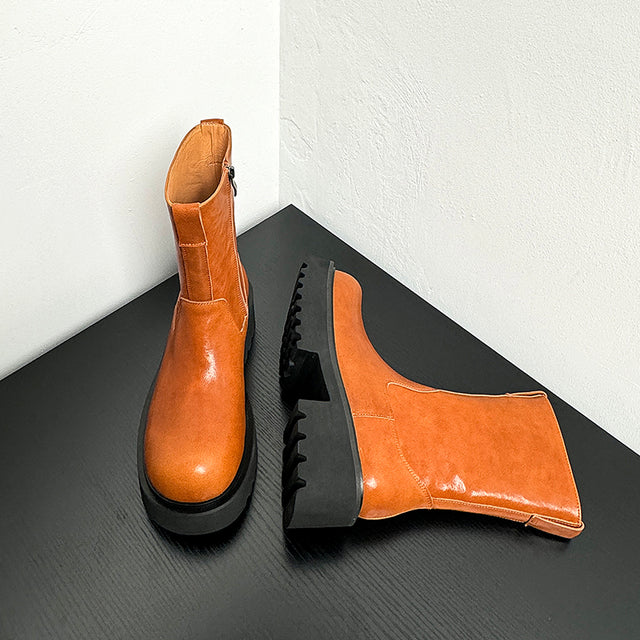 Luxestra Aureline Zippered Boots