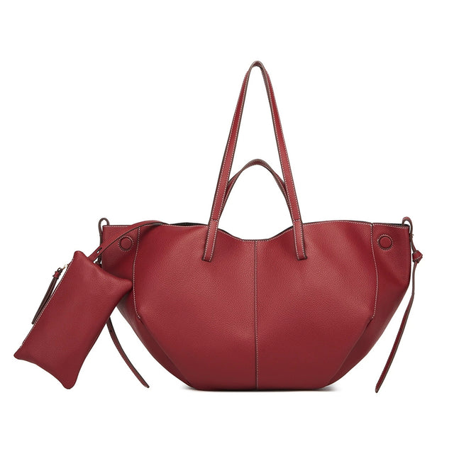 Veltique Leather Shoulder Bag