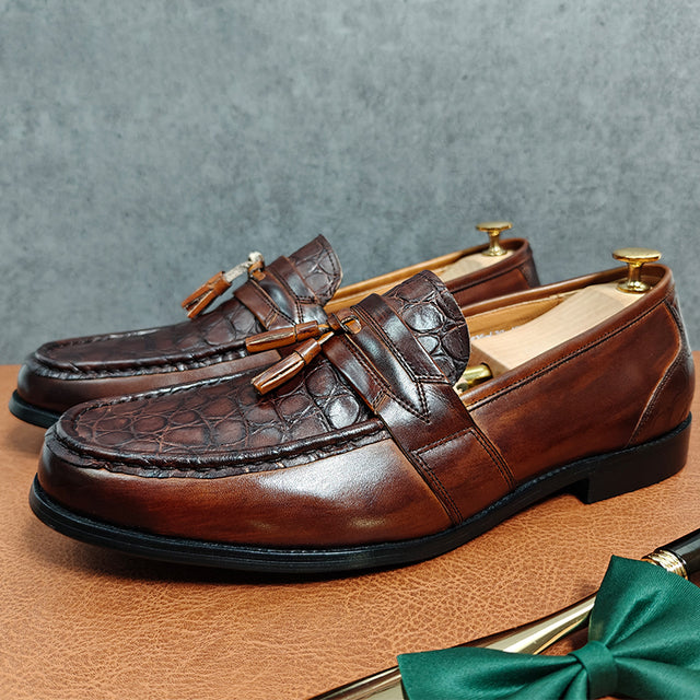 Serpatura Classic Lace Loafers