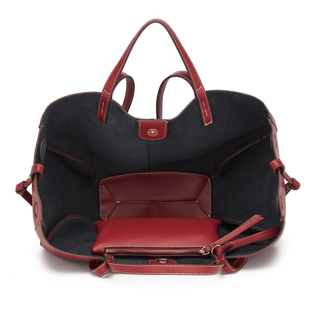 Veltique Leather Shoulder Bag