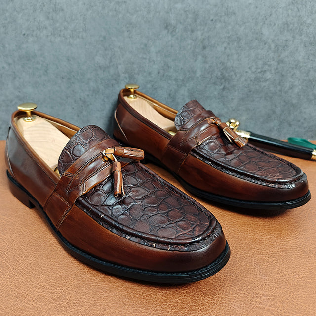 Serpatura Classic Lace Loafers