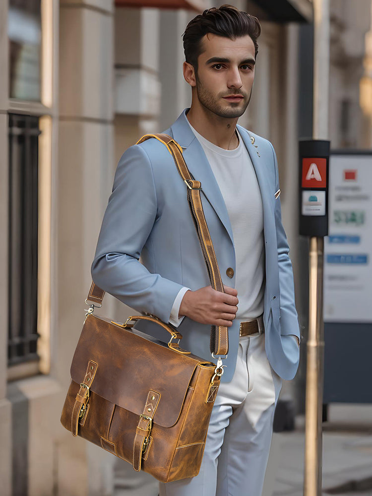 Opulessa Office Croco Satchel