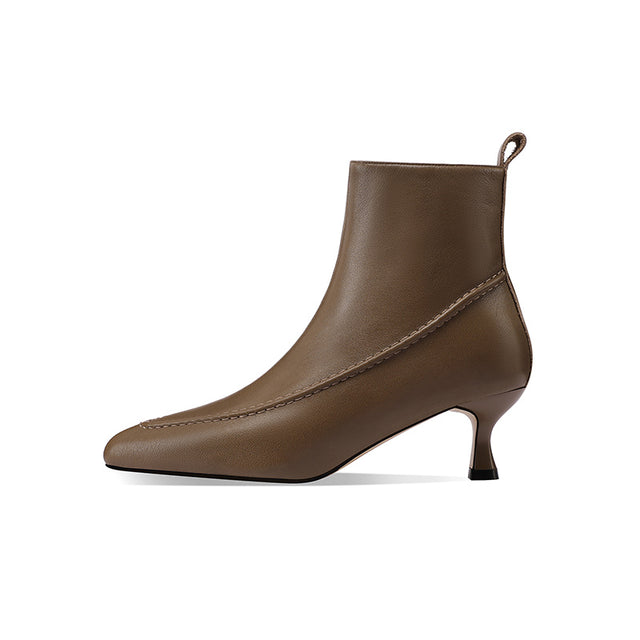 Veltique Sleek Zip Boots
