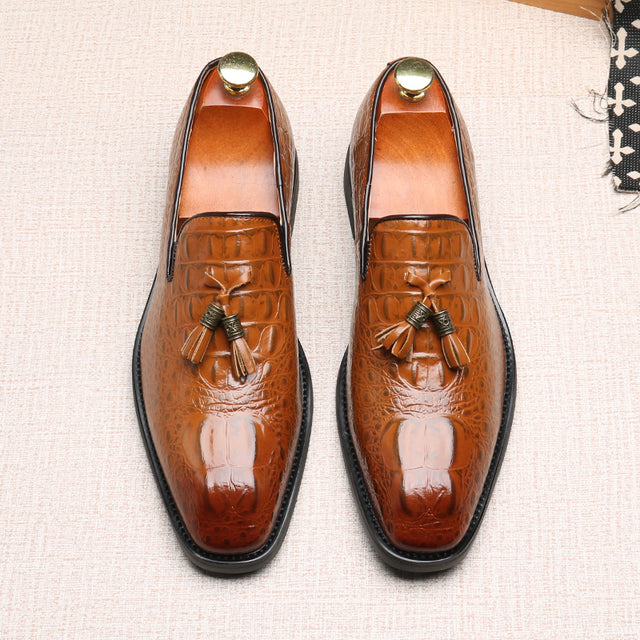 Lustrévo Pantherique Dress Loafers
