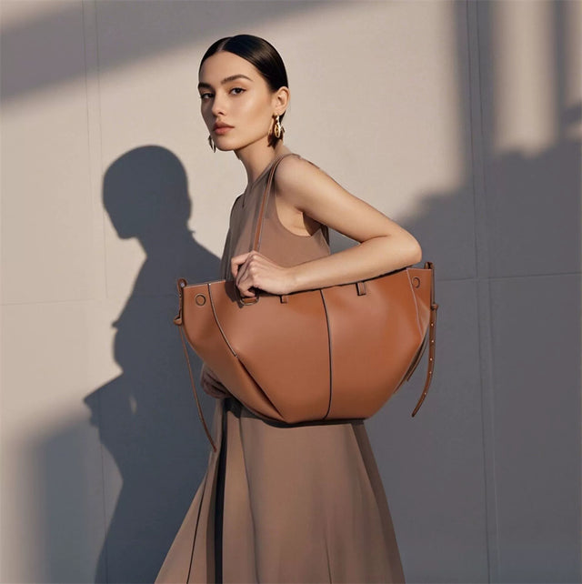 Veltique Leather Shoulder Bag