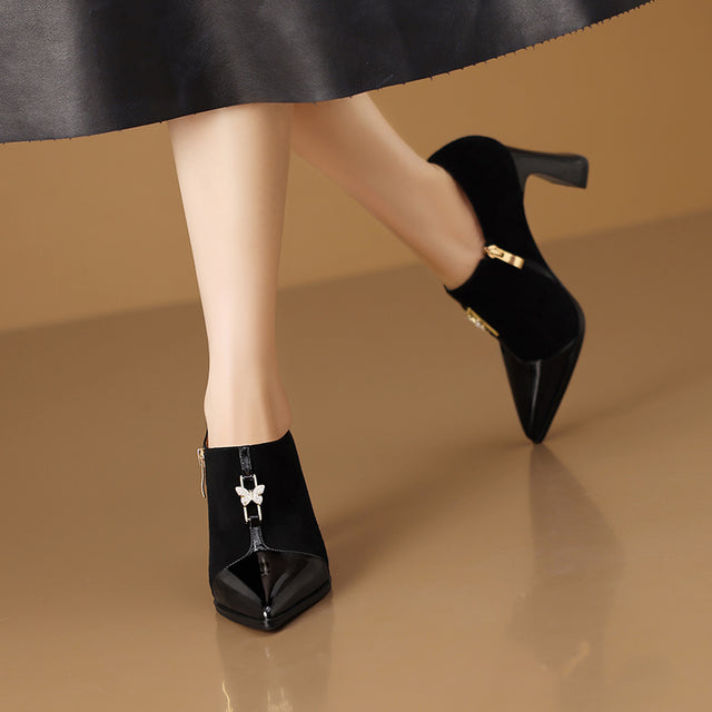 Chic Veltique Graceful Heel Slides