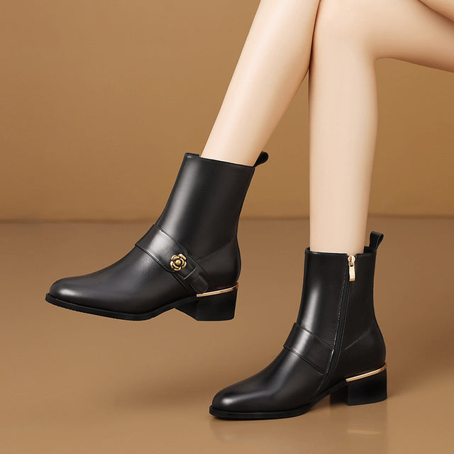 Opulessa Vintage Elegance Work Boots