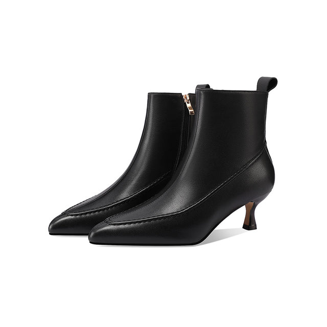 Veltique Sleek Zip Boots