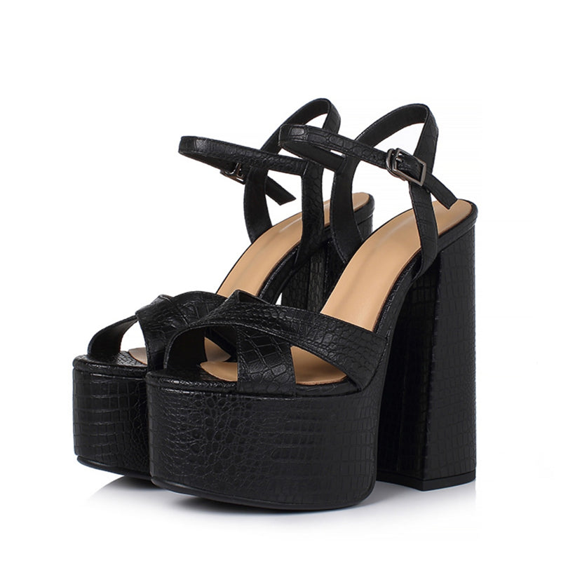 Bravonté Veltique Croctex Wedding Stilettos