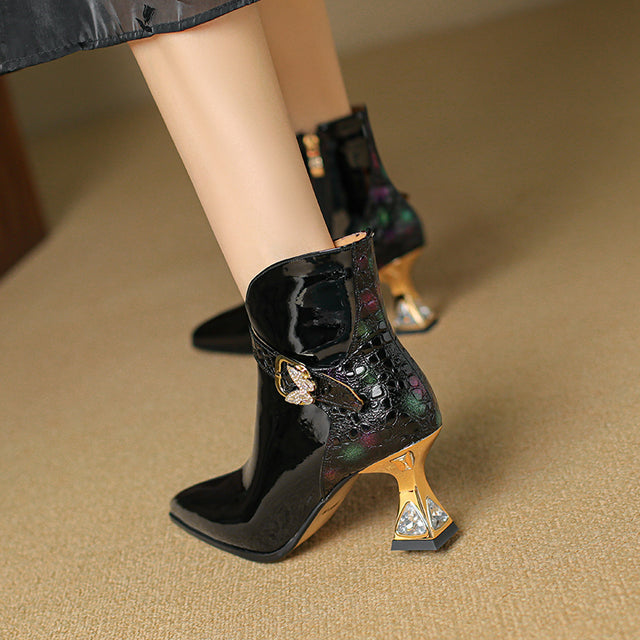 Ostranuxe Luxe Crocodile Booties