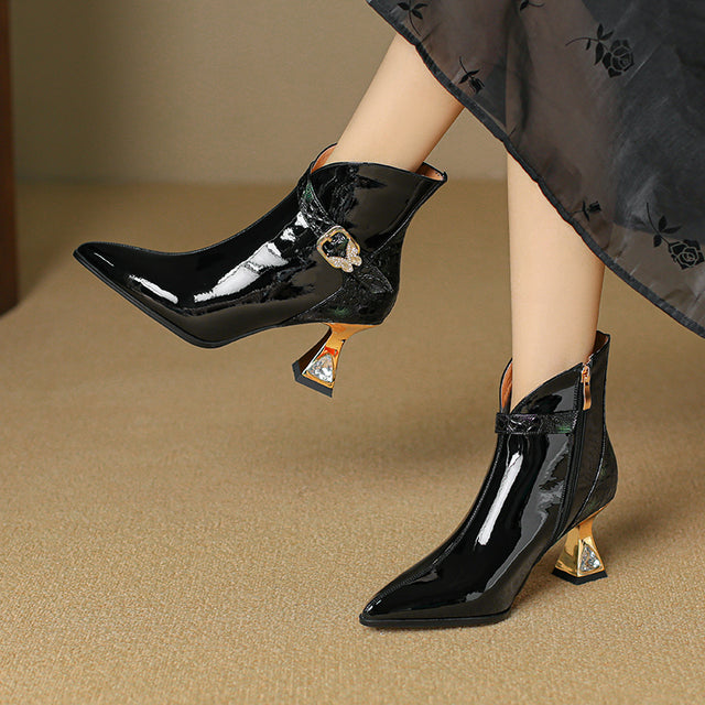 Ostranuxe Luxe Crocodile Booties