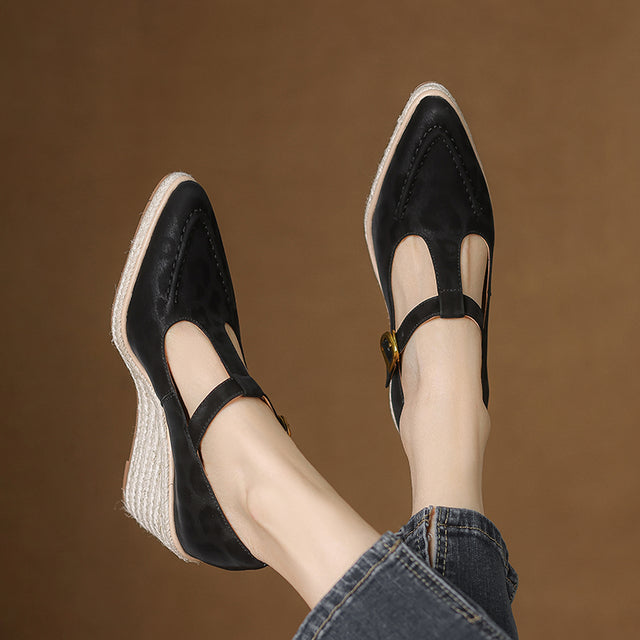 Aurastyle Veltique Slip-On Wedges