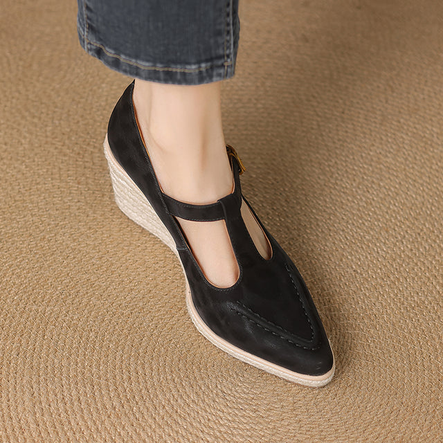 Aurastyle Veltique Slip-On Wedges