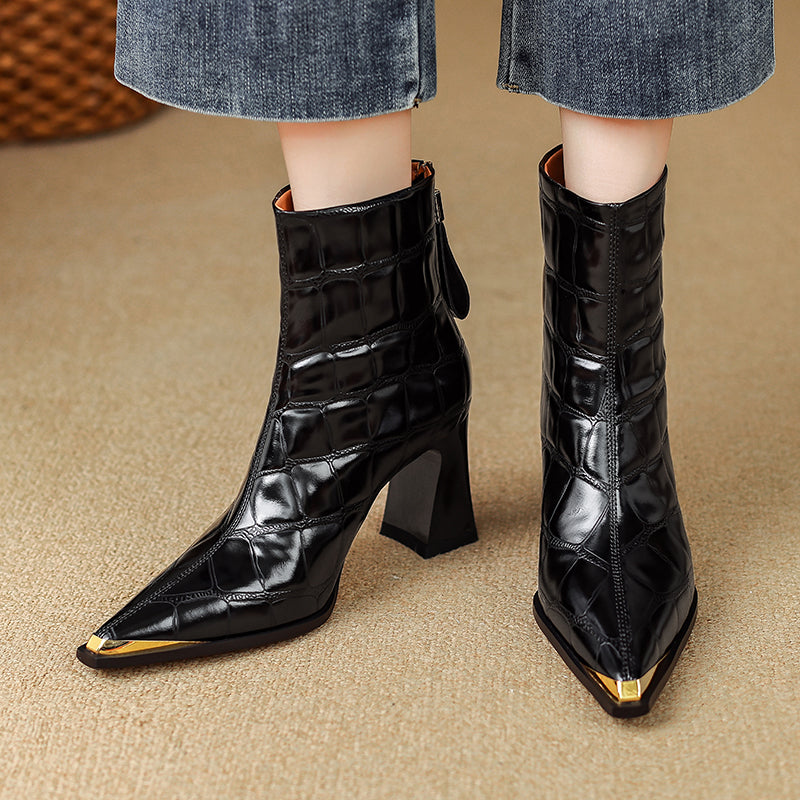 Auburnyx Couture Pointed Toe Event Boots