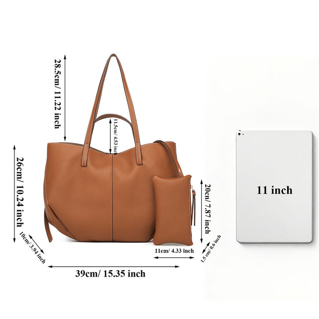 Veltique Leather Shoulder Bag