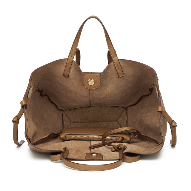Veltique Leather Shoulder Bag