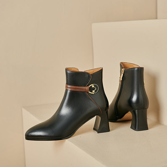 Veltique Croc Ankle Elegance