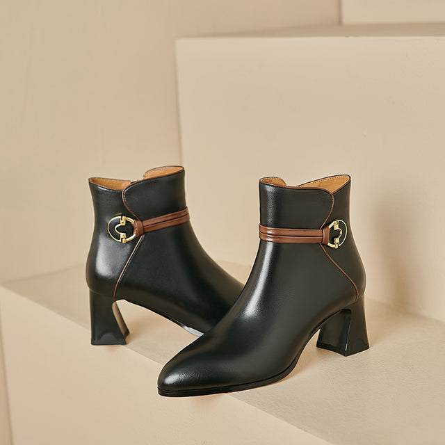 Veltique Croc Ankle Elegance