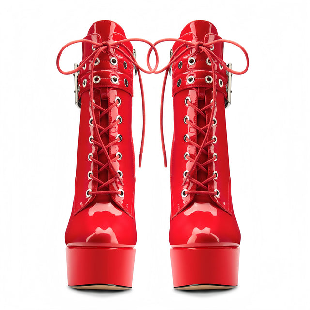 Diamoré Luxe Platform Heel Boots