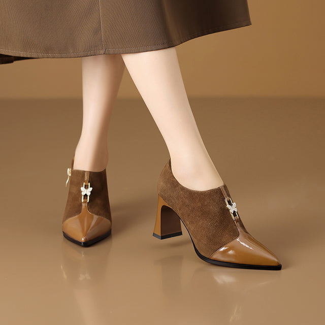 Chic Veltique Graceful Heel Slides