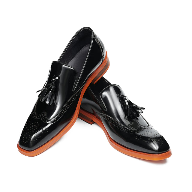 Aurastyle Ebonique Leather Brogues