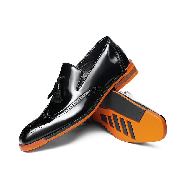 Aurastyle Ebonique Leather Brogues