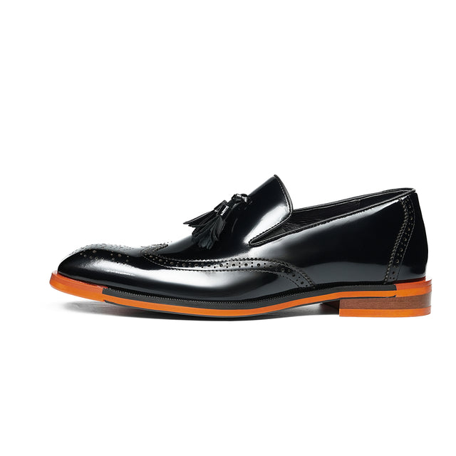 Aurastyle Ebonique Leather Brogues
