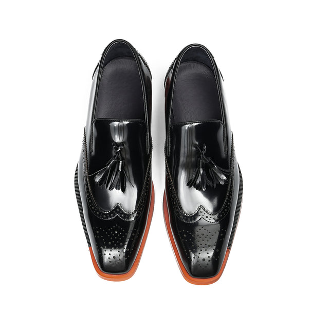 Aurastyle Ebonique Leather Brogues