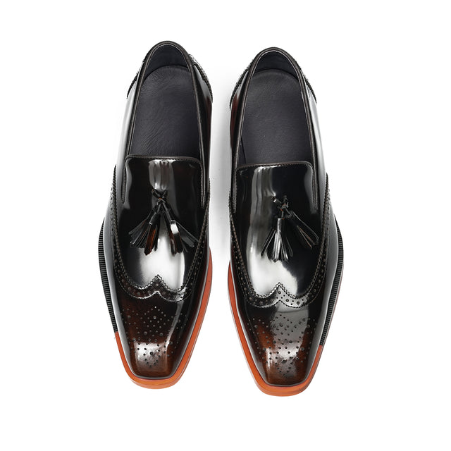 Aurastyle Ebonique Leather Brogues