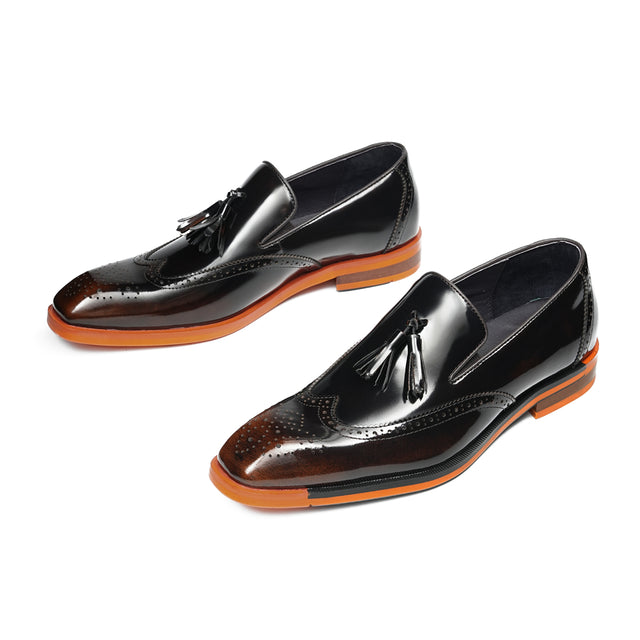 Aurastyle Ebonique Leather Brogues