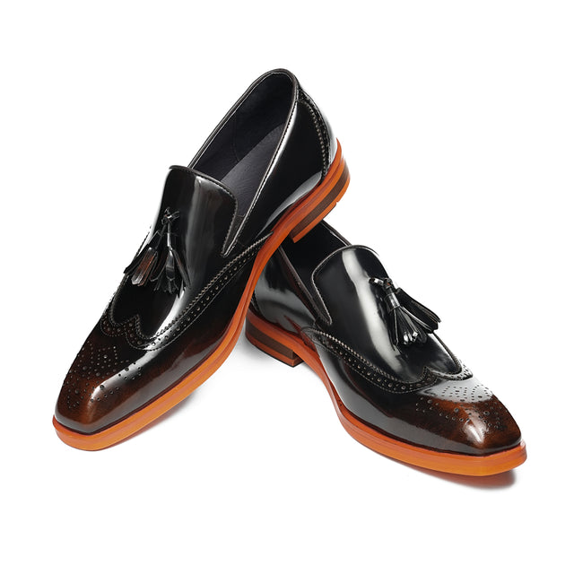 Aurastyle Ebonique Leather Brogues