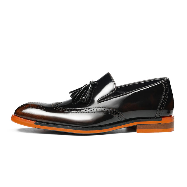 Aurastyle Ebonique Leather Brogues