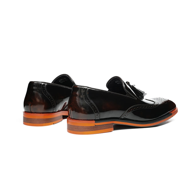 Aurastyle Ebonique Leather Brogues