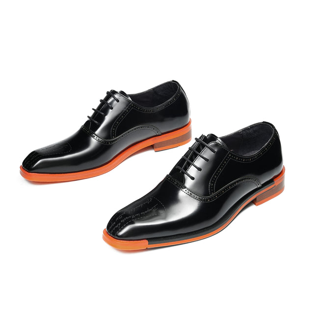 Aurastyle Ebonique Leather Brogues