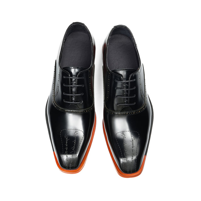 Aurastyle Ebonique Leather Brogues