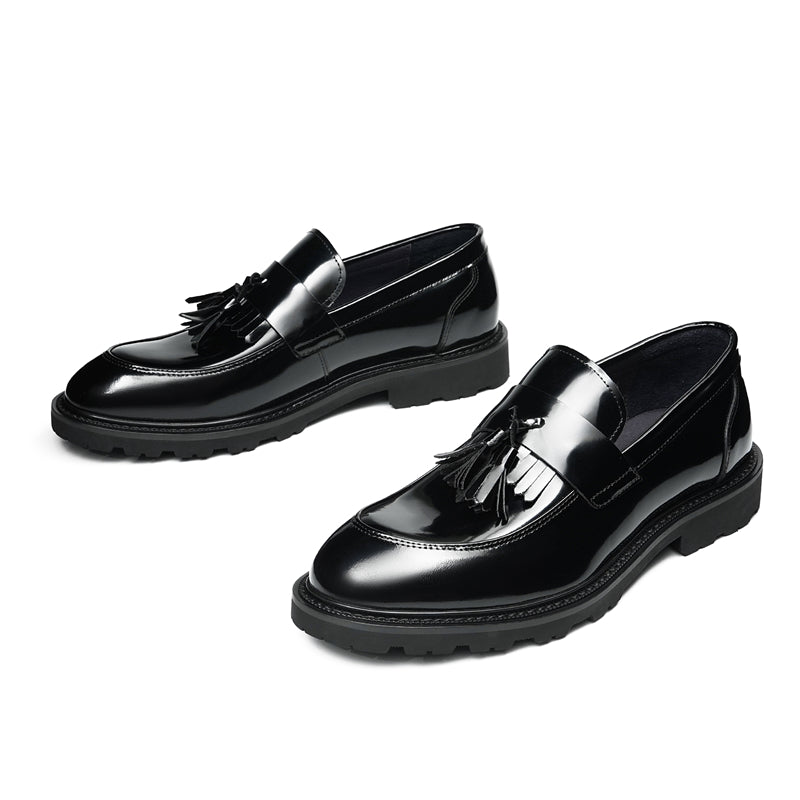 Veltique Snakara Tassel Dress Loafers