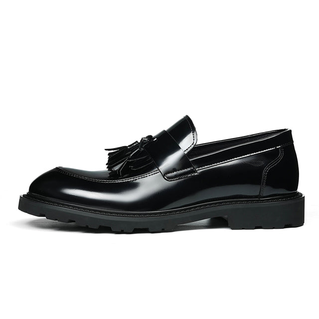 Veltique Snakara Tassel Dress Loafers