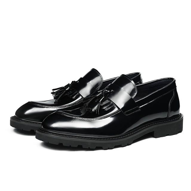 Veltique Snakara Tassel Dress Loafers